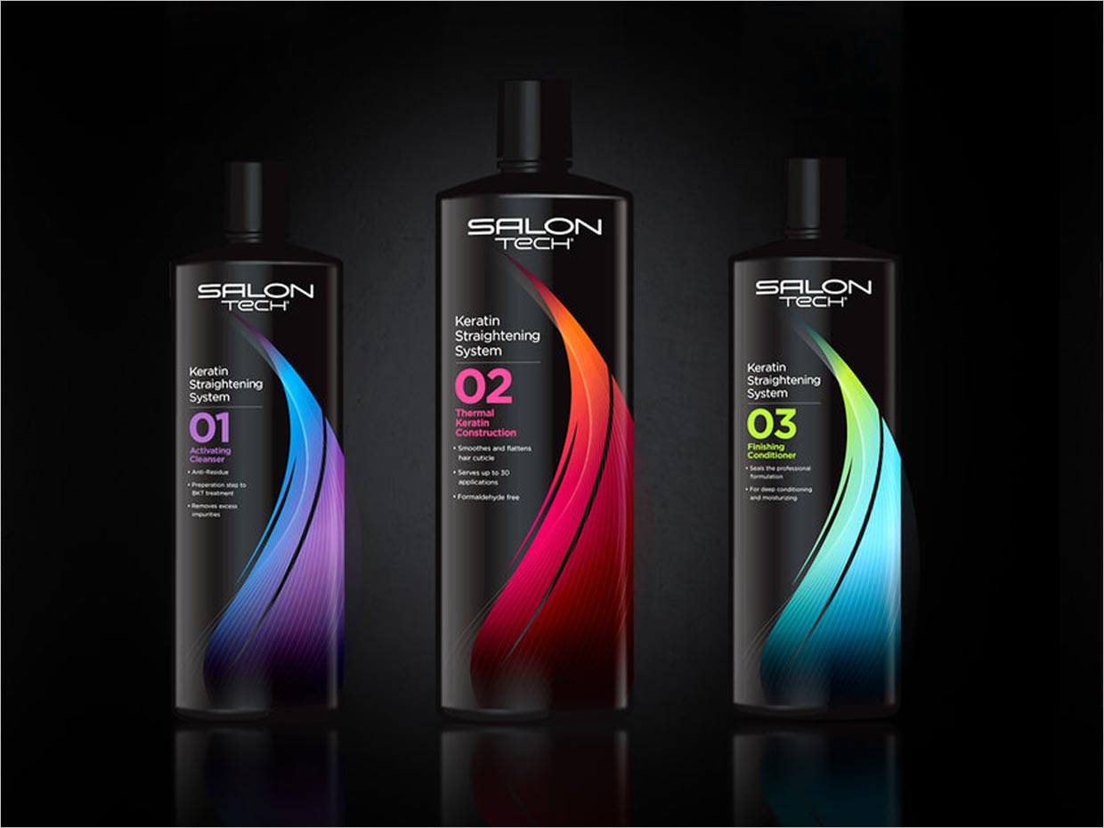 美國Salon Tech美容美發(fā)產(chǎn)品包裝設(shè)計欣賞